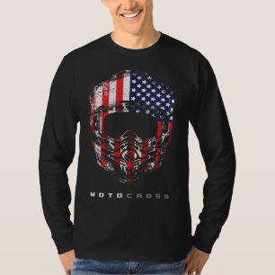 T-shirt American Dirt Bike Motocross Appareils - Motocross
