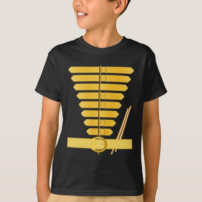 T-shirt American Drum Major Costume Marching Band Uniforme (Devant)