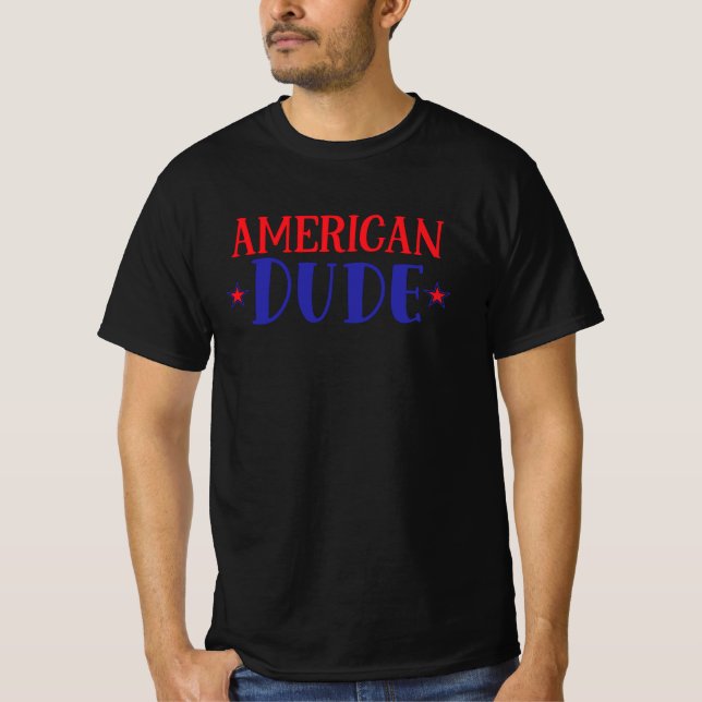 T-shirt American Dude (Devant)