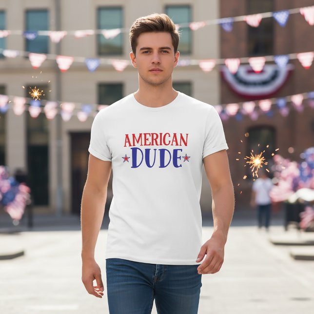 T-Shirt American Dude 4 juillet (Créateur téléchargé)