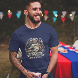 T-shirt American Eagle 250 Years Independence Anniversary 