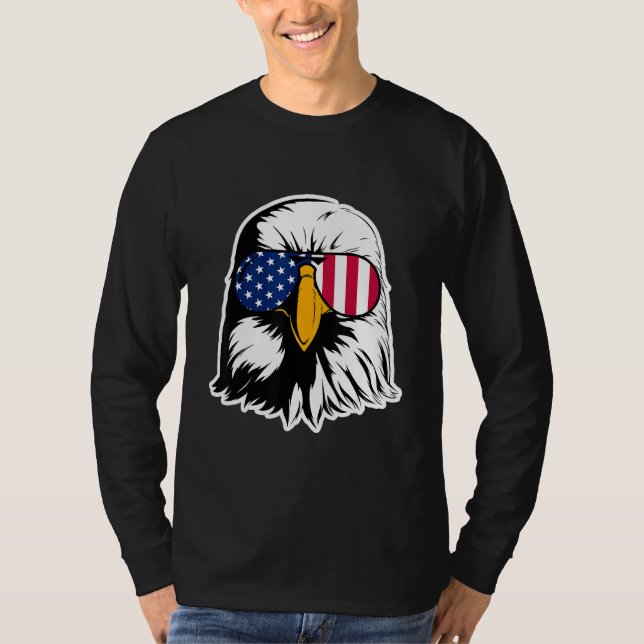 T-shirt American Eagle Cool Visor Célébration de l'Indépen (Devant)