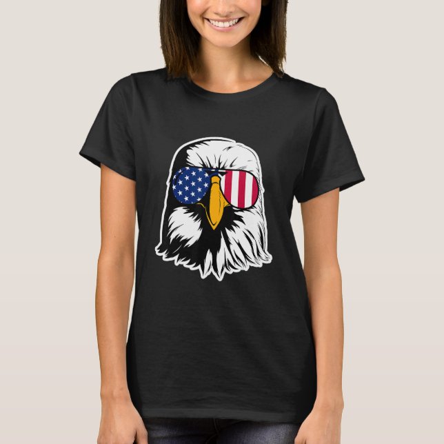 T-shirt American Eagle Cool Visor Célébration de l'Indépen (Devant)