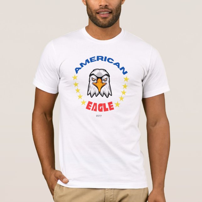 T-shirt "American Eagle" - Design audacieux avec f (Devant)