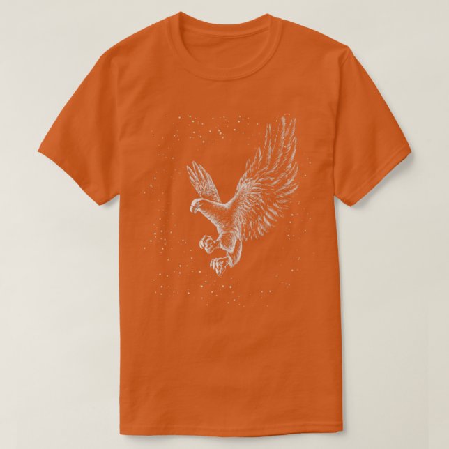 T-shirt American Eagle Flying Bird (Design devant)