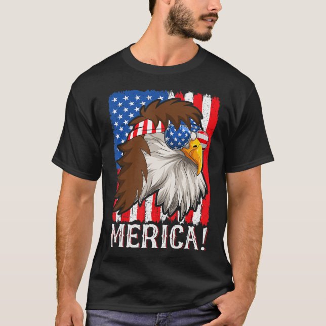 T-shirt American Eagle Mens, États-Unis S 4 juillet (Devant)