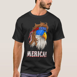 T-shirt American Eagle Mullet Merica 4 Juillet Usa F