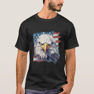 T-shirt American Eagle sur le drapeau américain