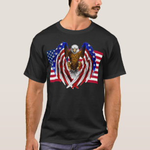 T-shirt American Eagle sur le drapeau américain