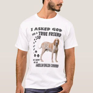 T-shirt American English Conhound Citation Maman Papa Impr