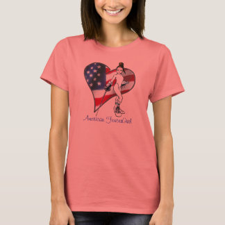 T-shirt American FencerGrrl - USAHeart