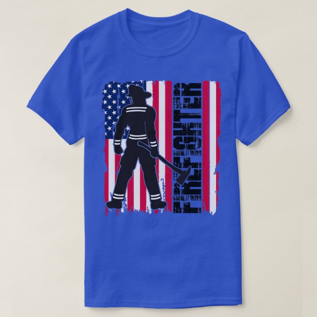 T-shirt American Firefighter 1 (Design devant)
