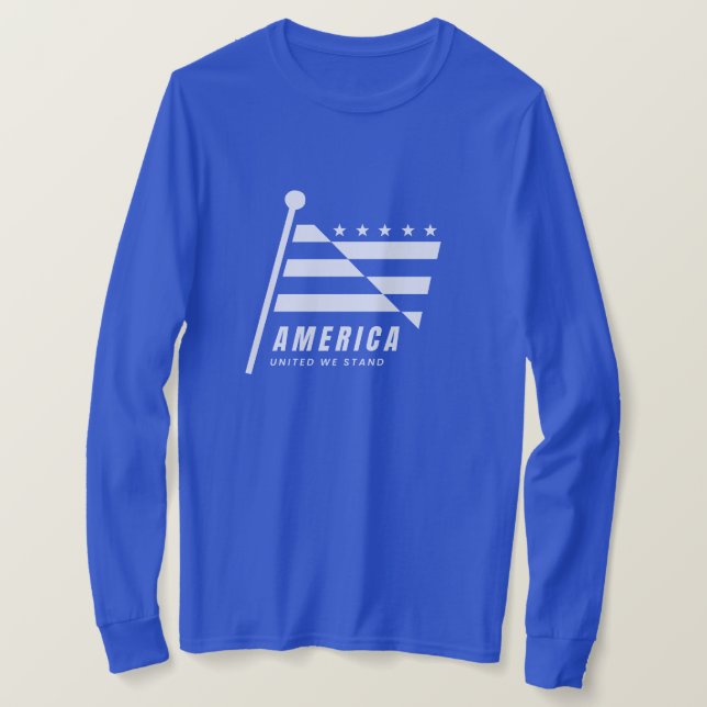 T-shirt American Flag (Design devant)