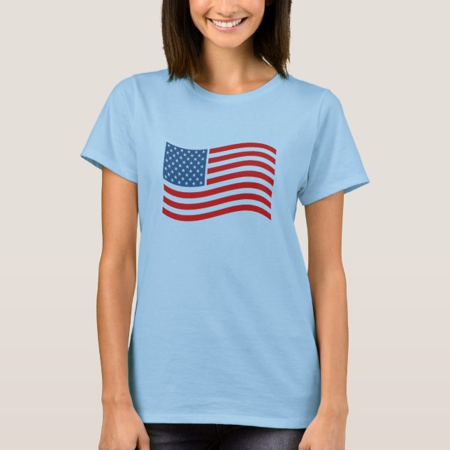 T-shirt American Flag (Devant)