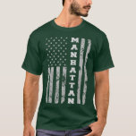 T-shirt American flag<br><div class="desc">Manhattan Kansas American flag</div>