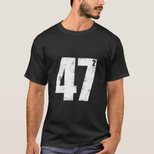 T-shirt American Flag America 45 47 Président Donald Trump