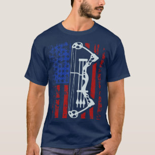 T-shirt American Flag Archer Cadeau Imprimer Archer patrio