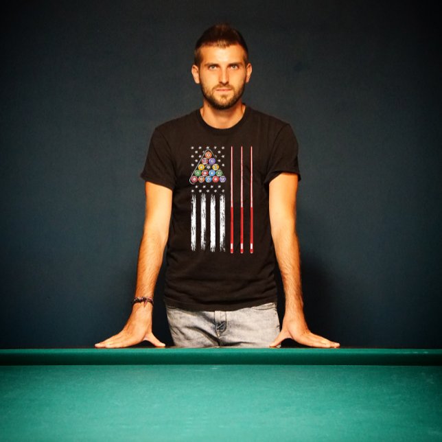 T-shirt American Flag Billiard Pool (Créateur téléchargé)
