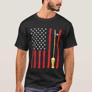 T-shirt American Flag Craft Bière Design brasserie