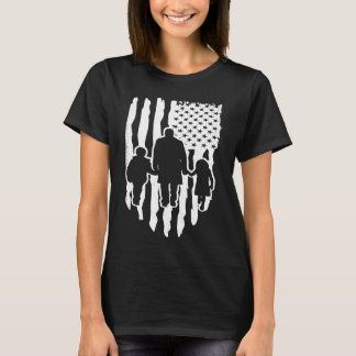 T-shirt American Flag Dad Cool Father's Day