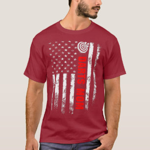 T-shirt American Flag Darts Maman