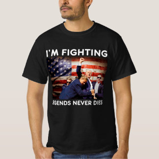 T-shirt American Flag Donald Trump Fighting Lover Support