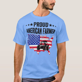 T-shirt American Flag Fier American Farmer Farmers Market