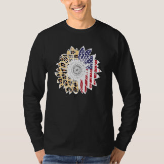 T-shirt American Flag Firework Directeur américain