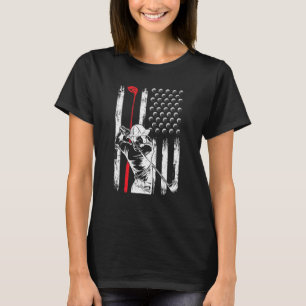 T-shirt American Flag Golf 4 juillet Hommes femmes