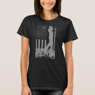 T-shirt American Flag Golf Club USA 4 juillet Pour Hommes