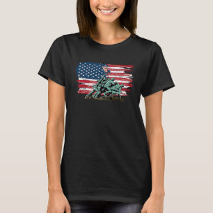 T-shirt American Flag Graphic USA Patriotic