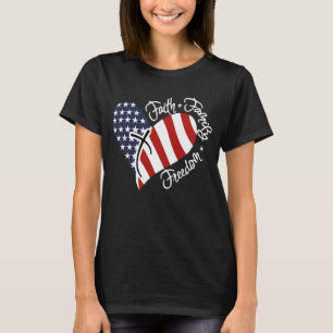 T-shirt American Flag Heart