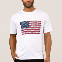 T-shirt American Flag Pickleball Performance