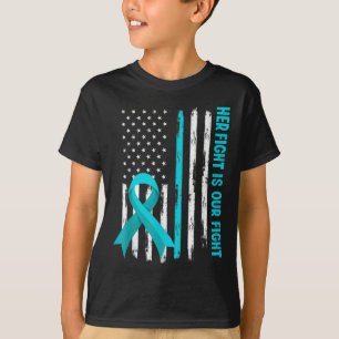 T-shirt American Flag Son Combat Est Mon Syndrome De Pots