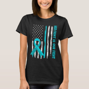 T-shirt American Flag Son Combat Est Mon Syndrome De Pots