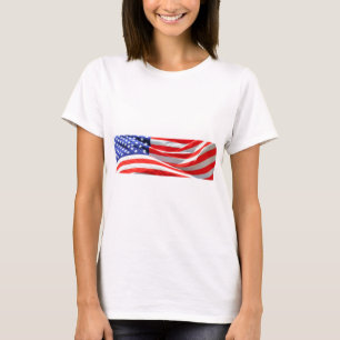 T-shirt American Flag, vous pouvez ajouter du texte et tél