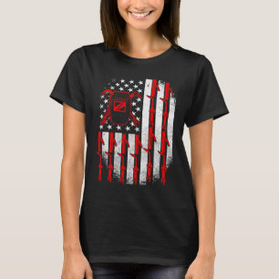T-shirt American Flag Welder Patriotic USA 4 juillet Wel