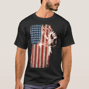 T-shirt American Flag Welder Vintage Souder Mig