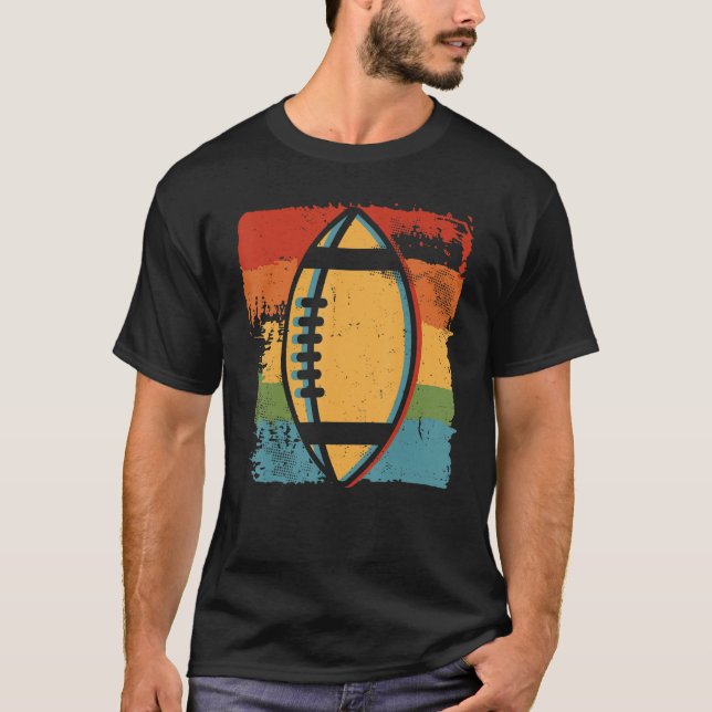 T-shirt American Football Ball Game Sports Joueur 1 (Devant)