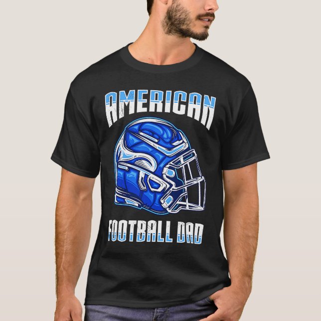 T-shirt American Football Dad Quaterback Kicker For Men Wo (Devant)