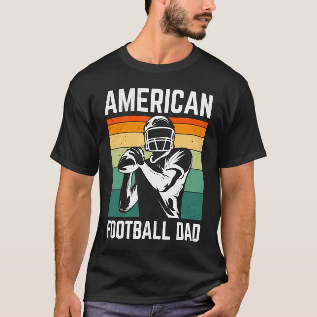 T-shirt American Football Dad Quaterback Kicker For Men Wo (Devant)