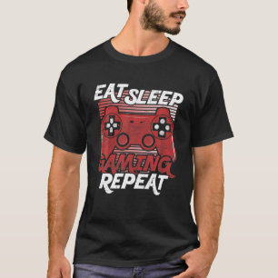 T-shirt American Football Mange Sleep Obtenez Enfants Spor