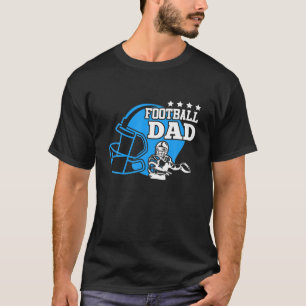 T-shirt American Football Papa Papa Fête des pères Hommes