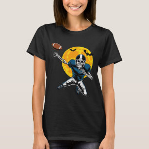 T-shirt American Football Squelette Halloween Femmes Enfan