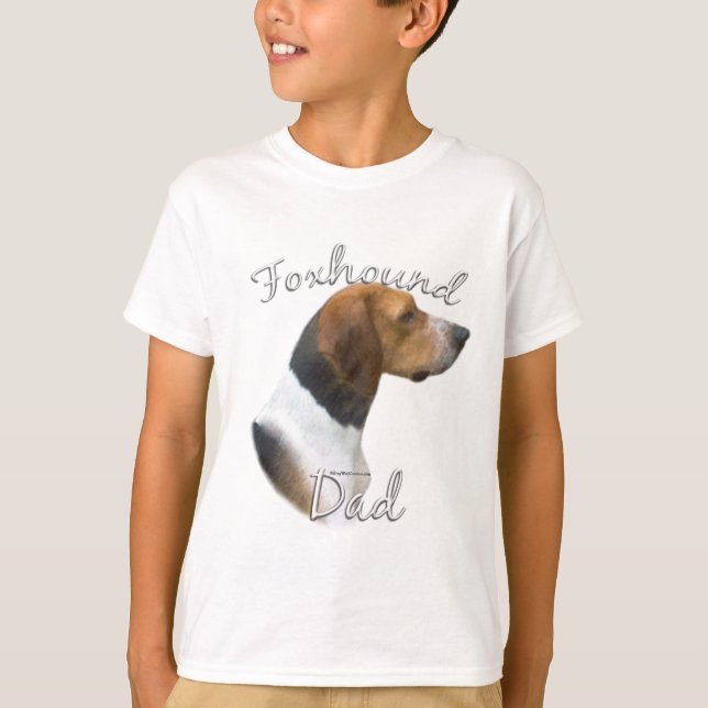 T-shirt American Foxhound Dad 2 (Devant)