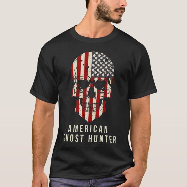 T-shirt American Ghost Hunter 2022 (Devant)