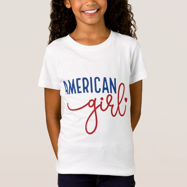 T-Shirt American Girl (Devant)