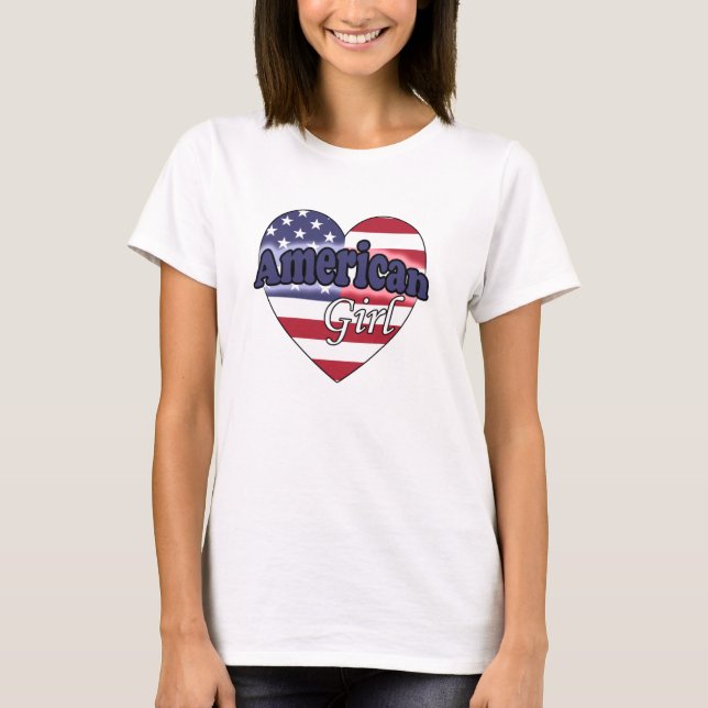 T-shirt American Girl (Devant)