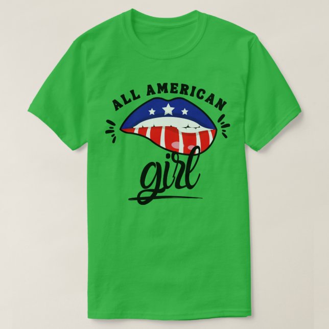 T-shirt American Girl1 (Design devant)