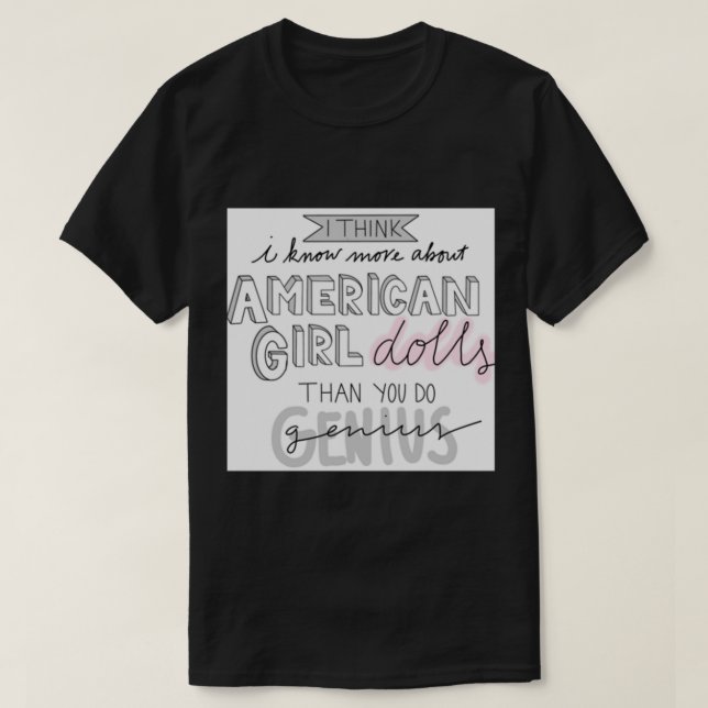 T-shirt American Girl Doll Vine (Design devant)